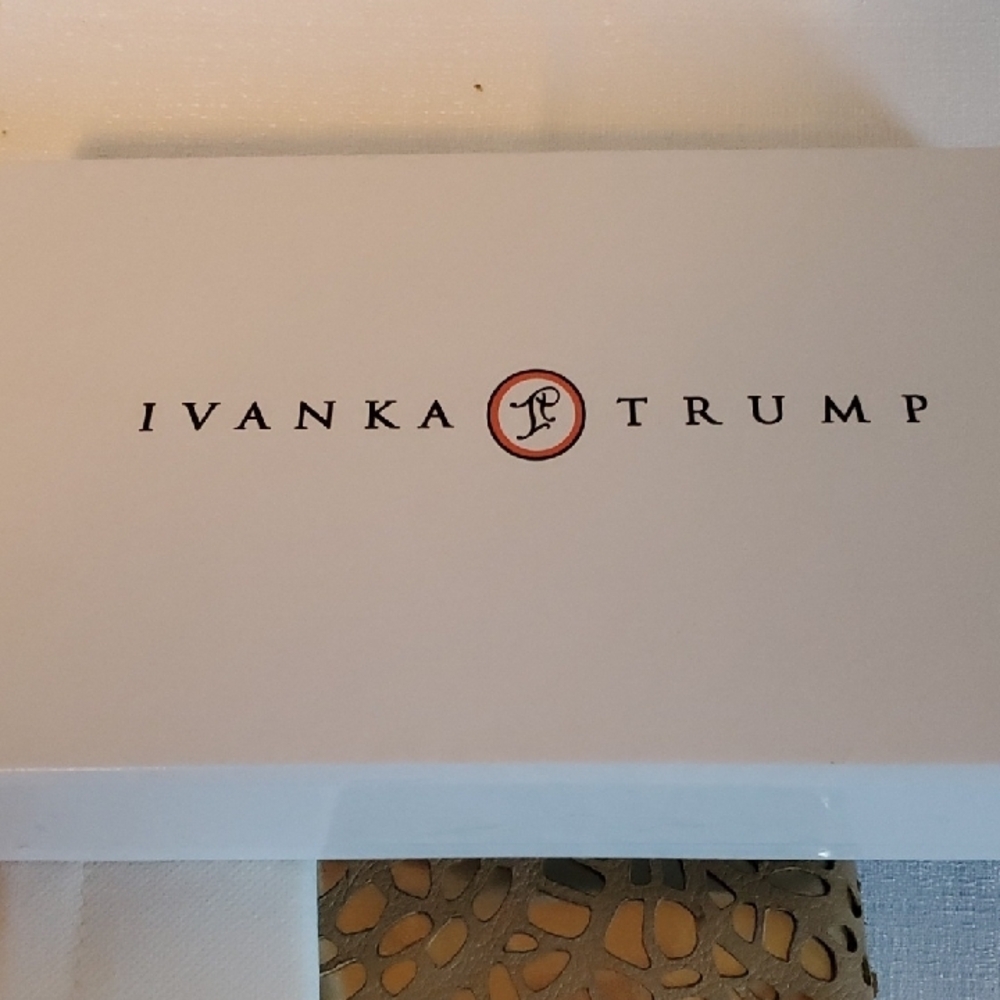 Ivanka Trump Gold Cutout Clutch - Picture 16 of 16